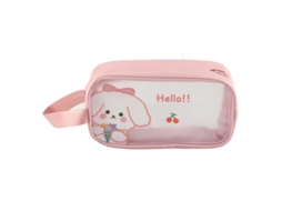 Bolsa de Maquiagem Mini à Prova D'água com Estampa Shrapnel S/MARCA
