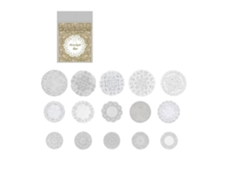 30 Pegatinas De Encaje Pet Transparentes Para Diarios, Scrapbooking Y Álbumes De Fotos Tipo 2