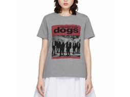 Rockinstone Reservoir Dogs Movie Distressed Box Solid Graphite Adult T-shirt Size:xl