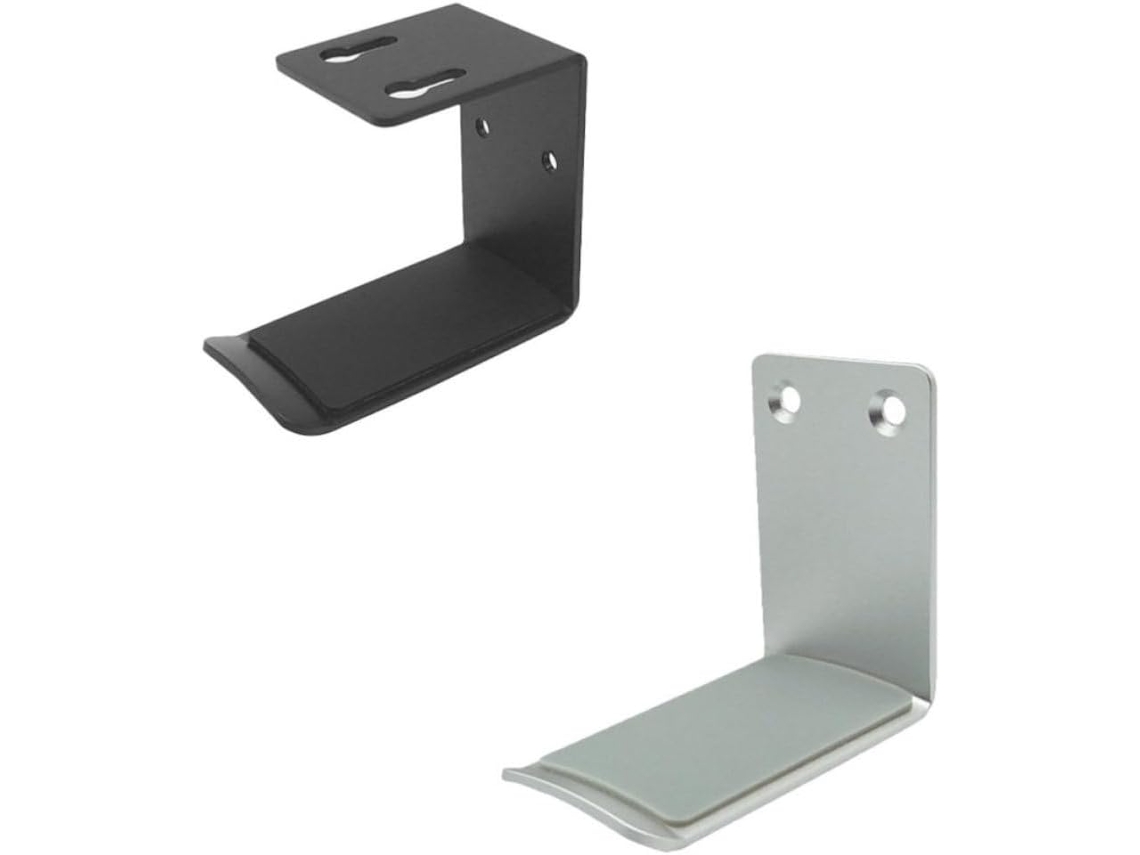 Suporte De Mesa Para Fones Ouvido Gleavi Em Liga Alumínio Com Gancho Adesivo Antiderrapante, 2 Peças Para Armazenar E