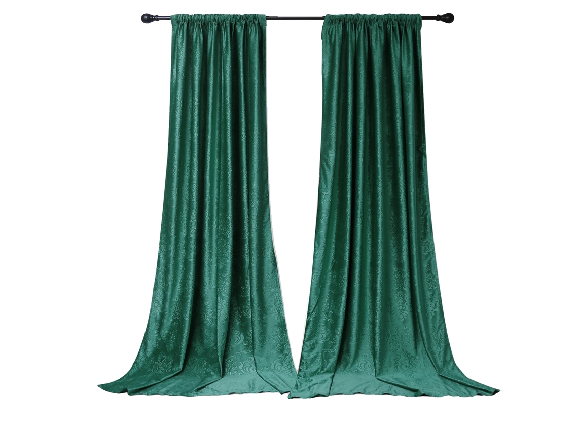 Cortinas, Escurecimento De Ambiente, Isolamento Térmico, Verde Da Toscana-a, H 72polegadas-b
