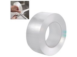 Fita selante impermeável, anti mofo, autoadesiva, transparente, para pia, cozinha, banheiro, piscina, 3m