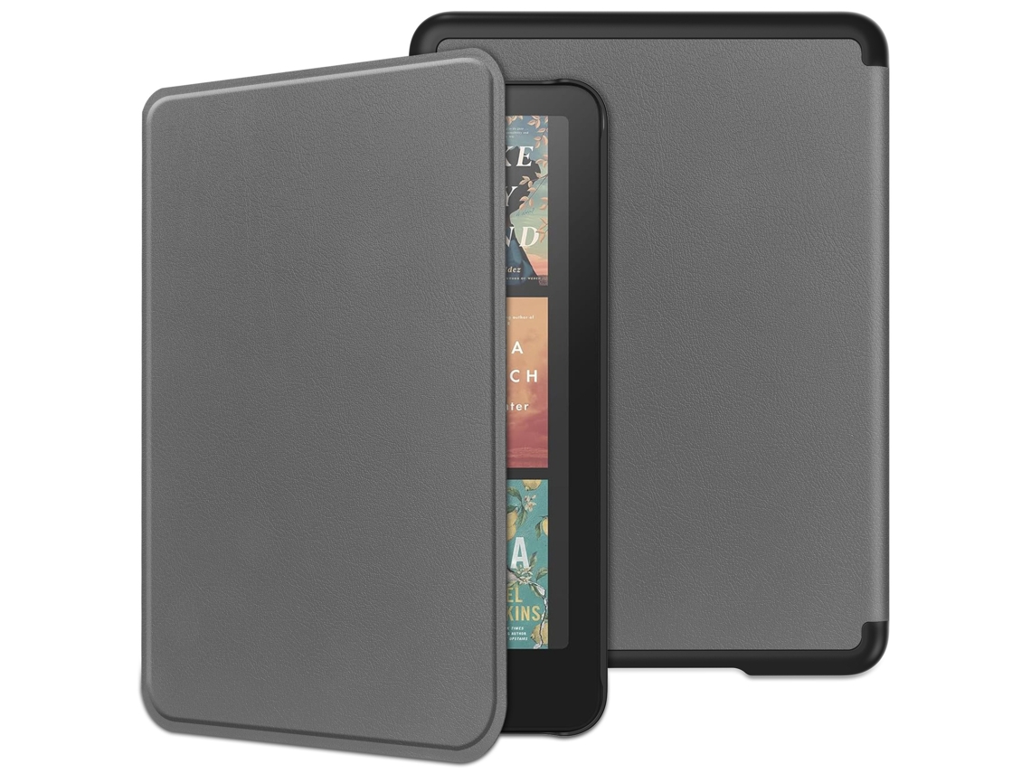 Elysve Capa Protetora Para 2024 Kindle Paperwhite De E-book De 12ª Geração Kpw6 7 Polegadas Cinza