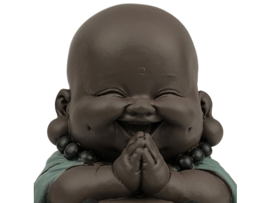 Figura Decorativa ZEN'LIGHT Mini Buda da Risa