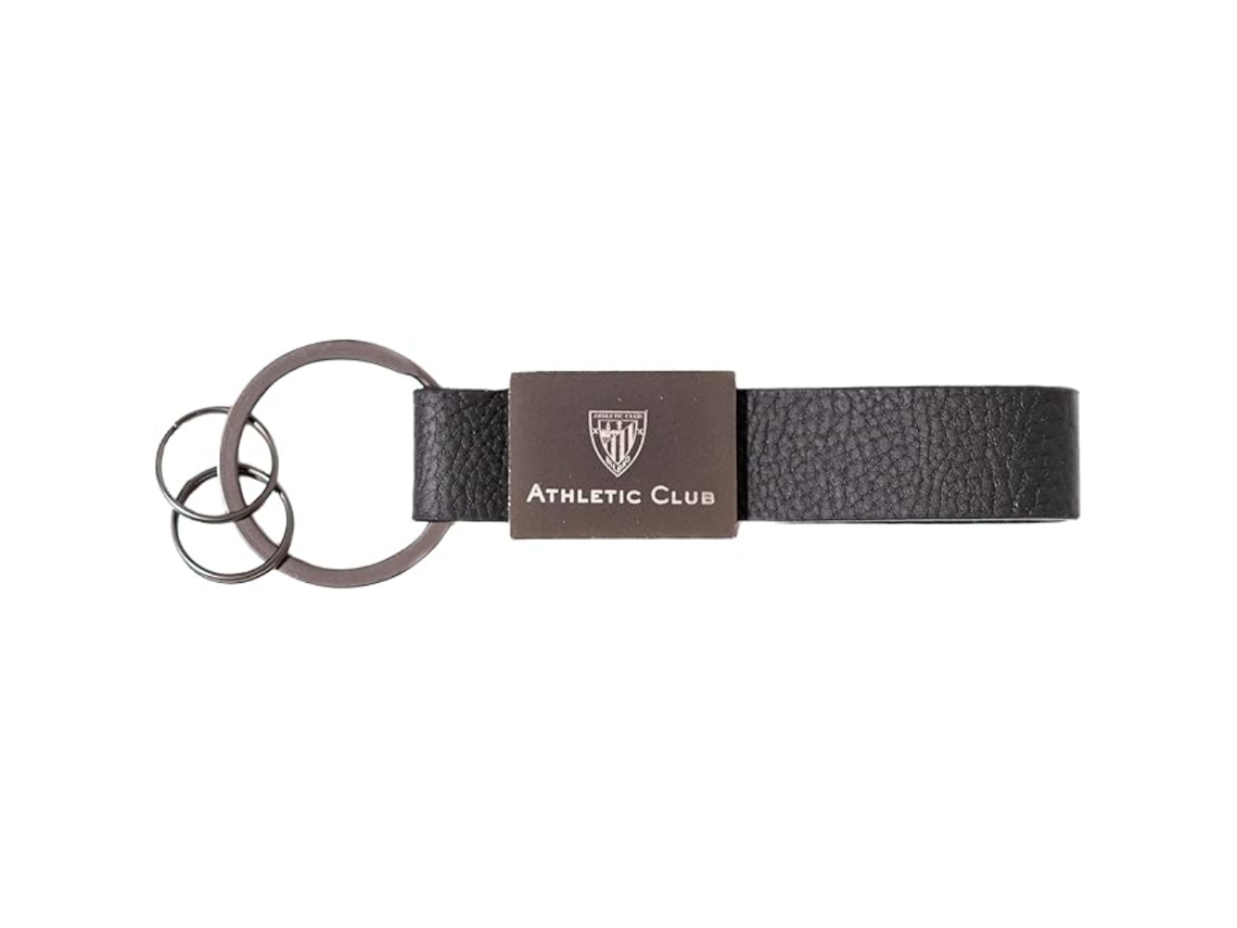 Chaveiro Athletic Club Premium Em Couro E Aço Em Caixa Preta 87631