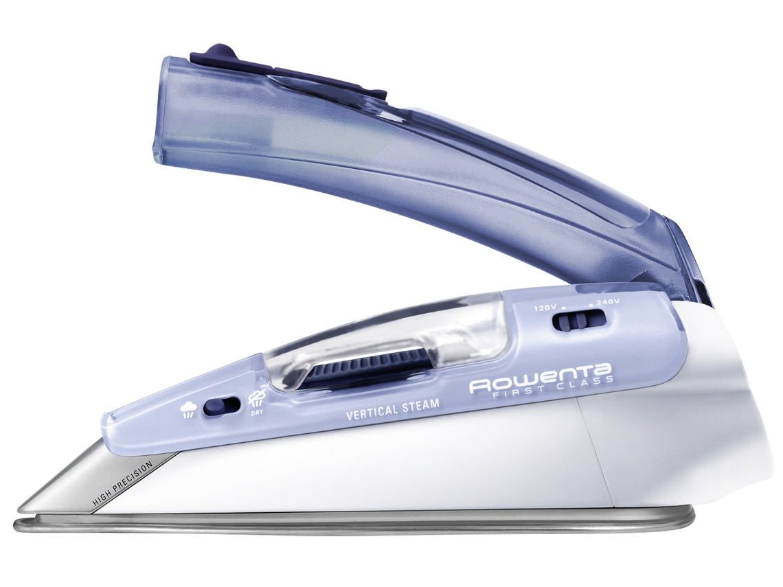 First Class Ferro a Vapor Base de Microsteam 200 1000 W Azul Branco ROWENTA
