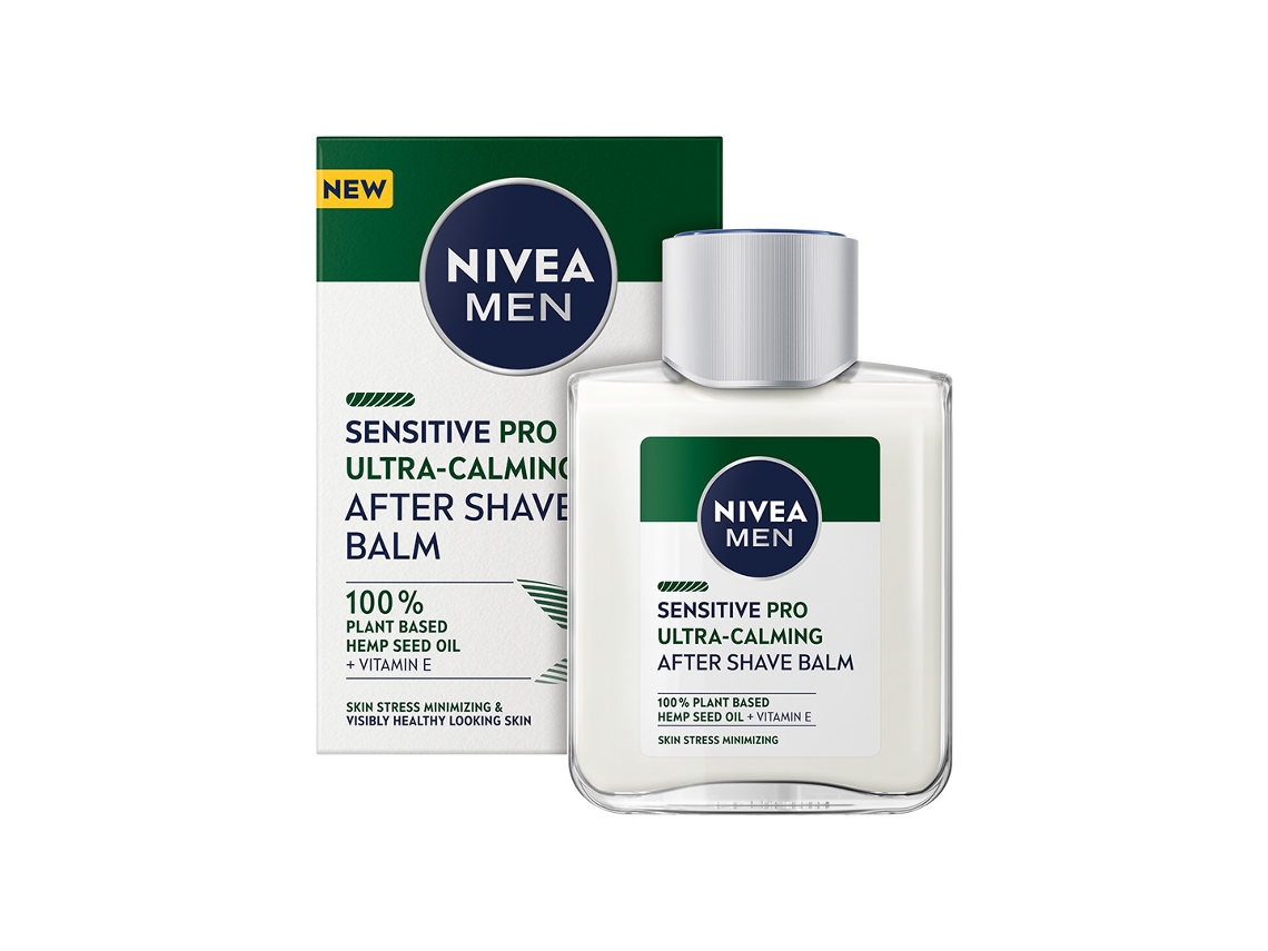 Homens Sensível Pro Bálsamo De Barbear Ultra Calmante Com Óleo De Sementes De Cânhamo 100ml Nivea