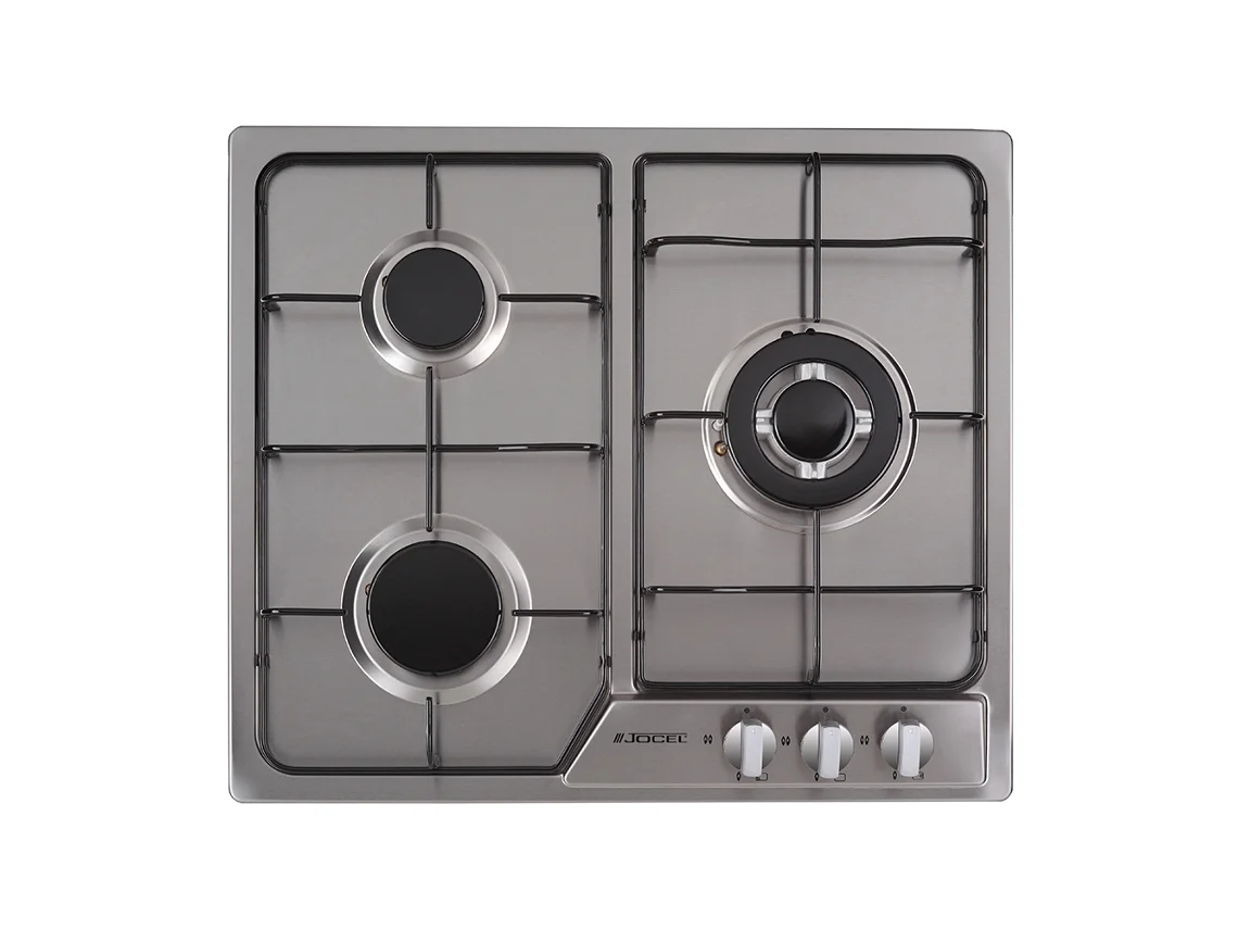 Placa de Gás JOCEL JP3GI008930 (Gás Natural - 58 cm - Inox)