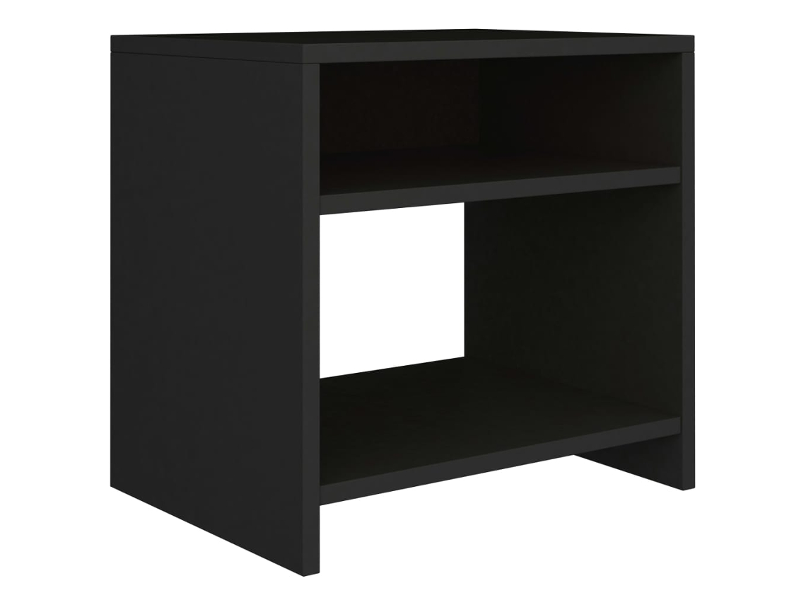 Mesa Cabeceira De Madeira Preto 40x30x40 cm MAISON EXCLUSIVE