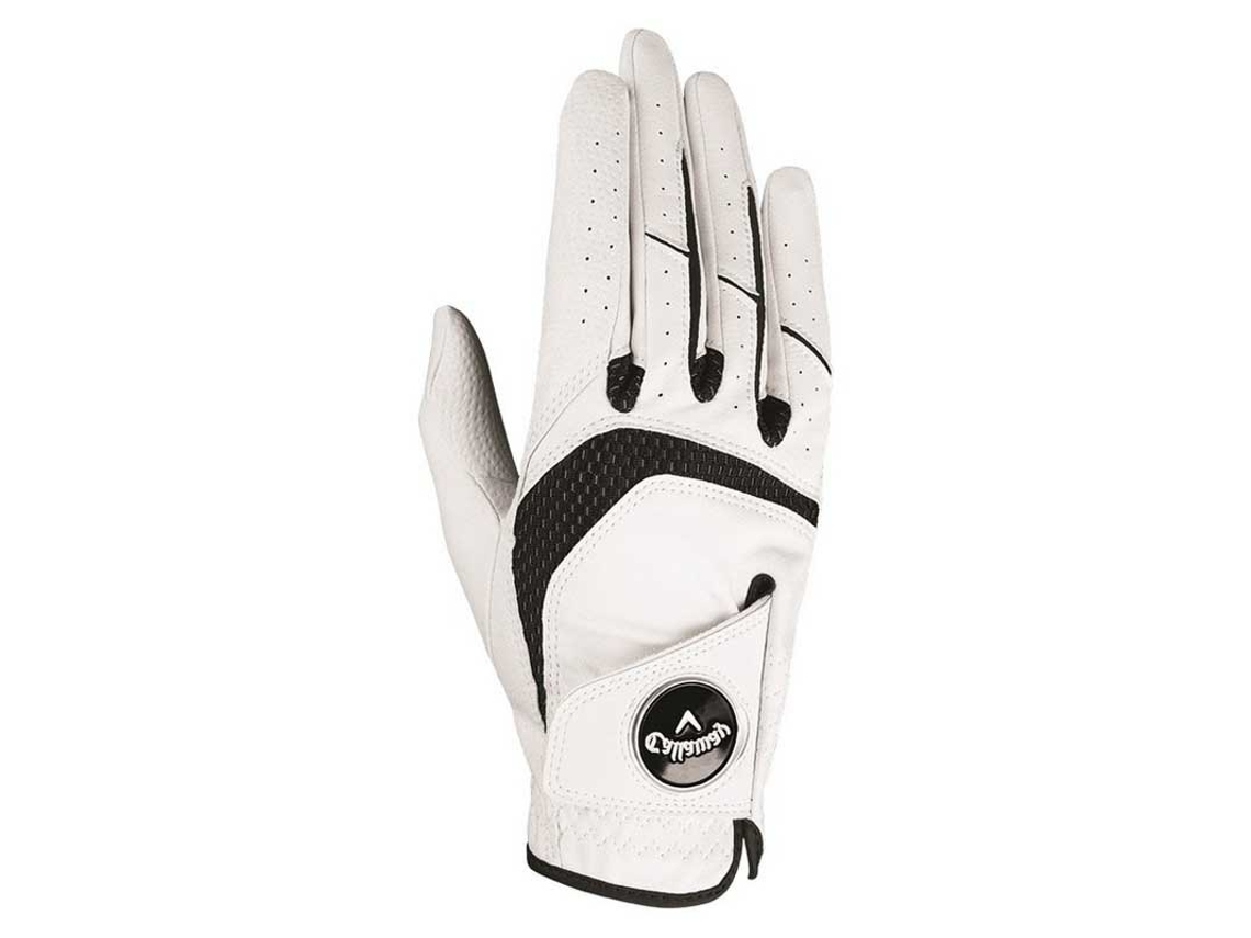 Luva De Golfe Mão Direita Syntech Branco S CALLAWAY