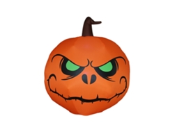 Rebe-decoración Hinchable De Calabaza Con Led Para Halloween, 1.2m, Ojos Verdes, Para Exterior, Jardín, Fiesta