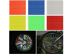 Refletores De Raio De Bicicleta, 72 Peças, 6 Cores, Especiais Olysi Shop