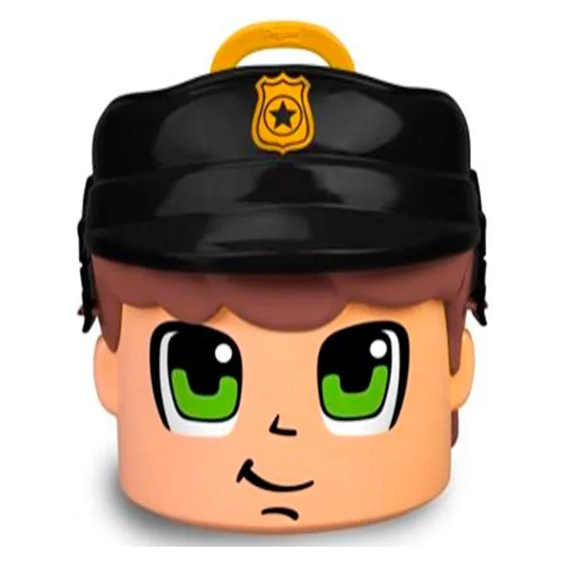 Contenedor Policía Pinypon Action Con 4 Figuras Profesionales 700017465 Famosa Famosamás De 3 Años