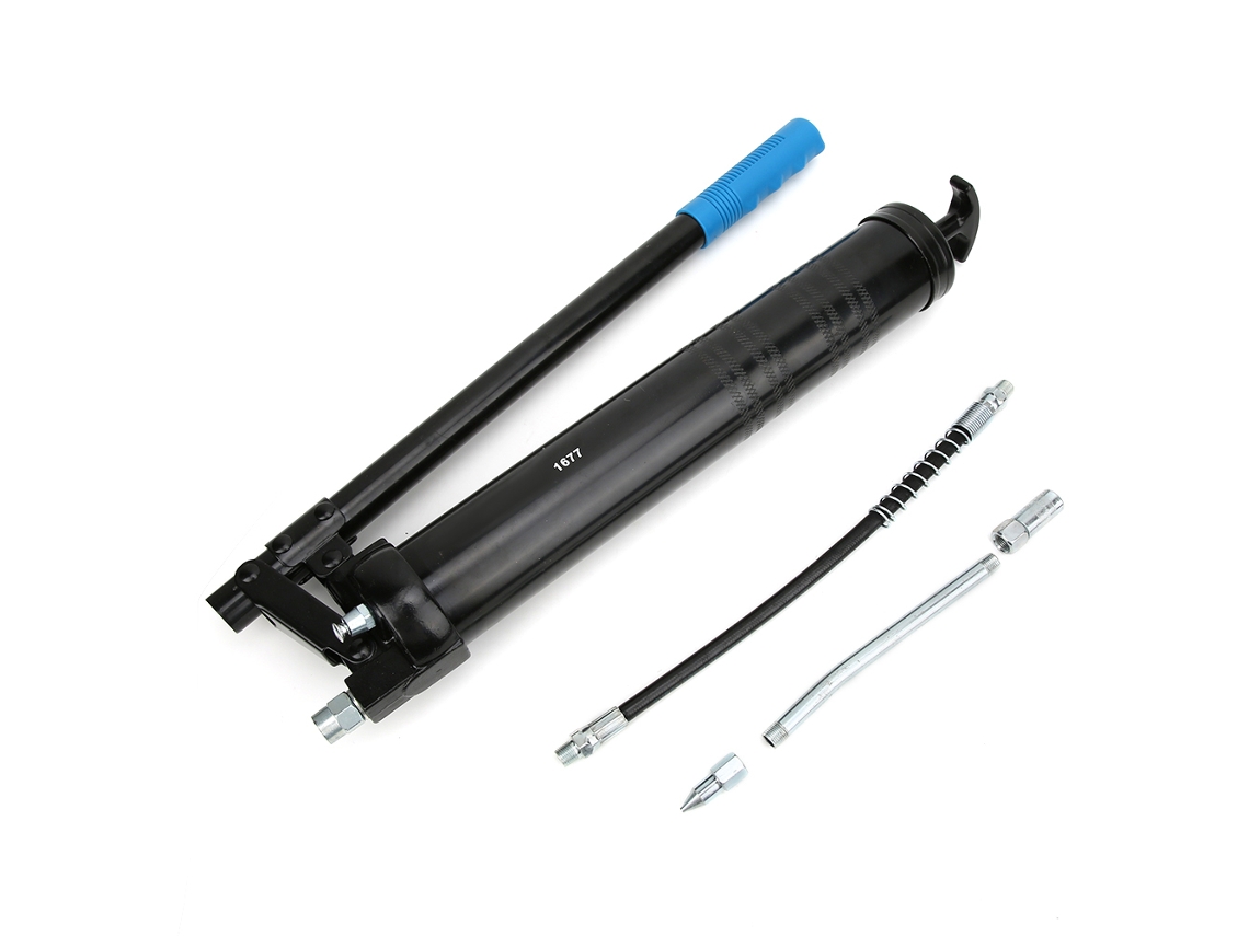 Pistola de Graxa Reforçada 600cc 4500psi Ferramenta de Lubrificação de Alta Pressão em Aço