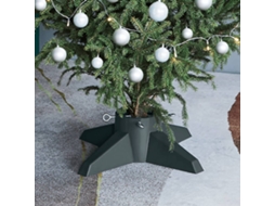 Vidaxl Suporte Para Árvore De Natal 55,5x55,5x15 Cm Verde