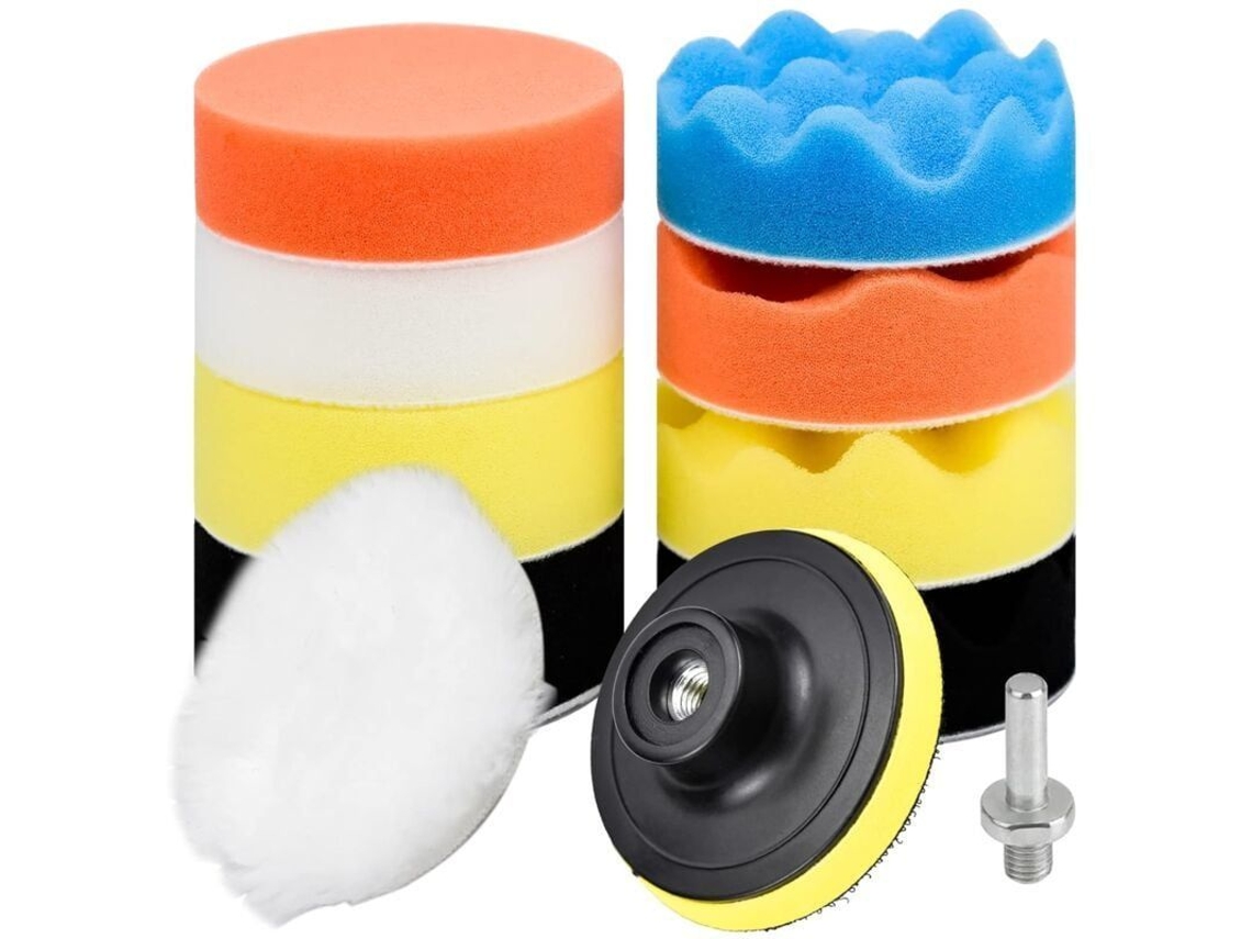 Kit de 11 Esponjas de Polimento com Adaptador M10 S/MARCA