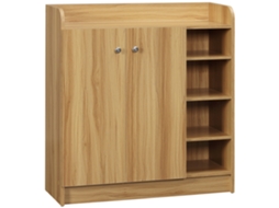 Sapateira Compacta Slim com Portas Rebatíveis e Prateleiras Ajustáveis (12 Pares) DECORALAR TECH