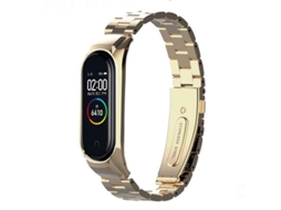Pulseira Xiaomi Mi Band 4 / 3 Steel Gold Bronze Mi Band 3 Mi Band 4