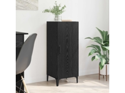 Vidaxl Buffet Carvalho Preto 34,5 X 34 X 90 Cm Derivados De Madeira