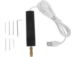 Mini Furadeira Elétrica Portátil Usb 5v Com Motor Potente Em Abs Para