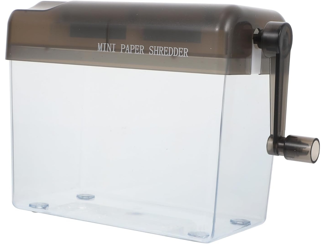 Mini Destructeur De Documentos Manuel A6 Para Bureau Et Maison