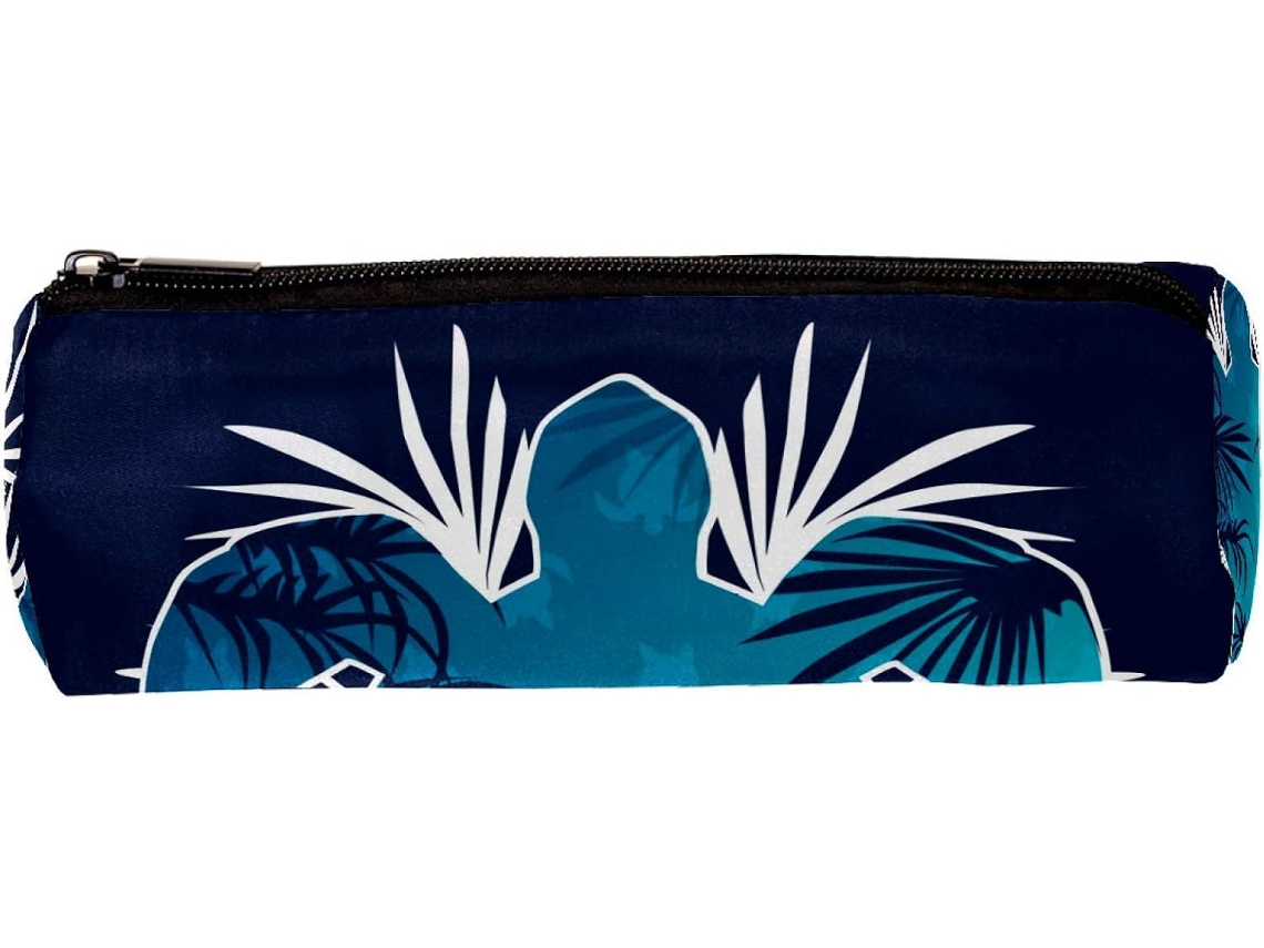 Estojo De Lápis Verão, Com Estampa De Tartaruga Tropical Azul, Estojo Material Escolar, Organizador De Mesa
