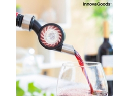 Acessórios De Vinho INNOVAGOODS Aerador De Vinho Com Moinho E Suporte De Vinho