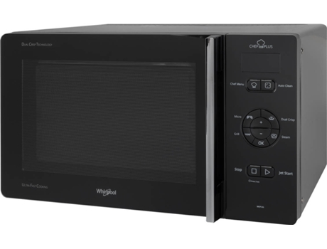 Micro-ondas WHIRLPOOL MCP 346 SL (25 L - Com Grill - Preto)