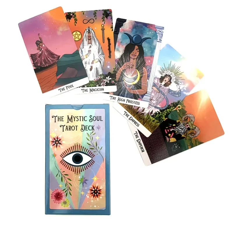 Mini Tarô De Marselha (78 Cartas) Jogo De Tabuleiro De Bolso