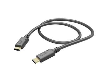 Cabo de Carregamento HAMA Usb Usb 2.0 Usb-C Macho Usb-C Macho 1,5 M 00201591 Preto