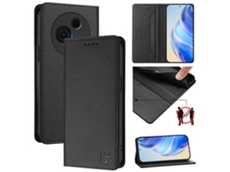 Capa De Couro Com Dupla Dobra Magnética E Rfid Rc01 Para Tcl 60 Nxtpaper