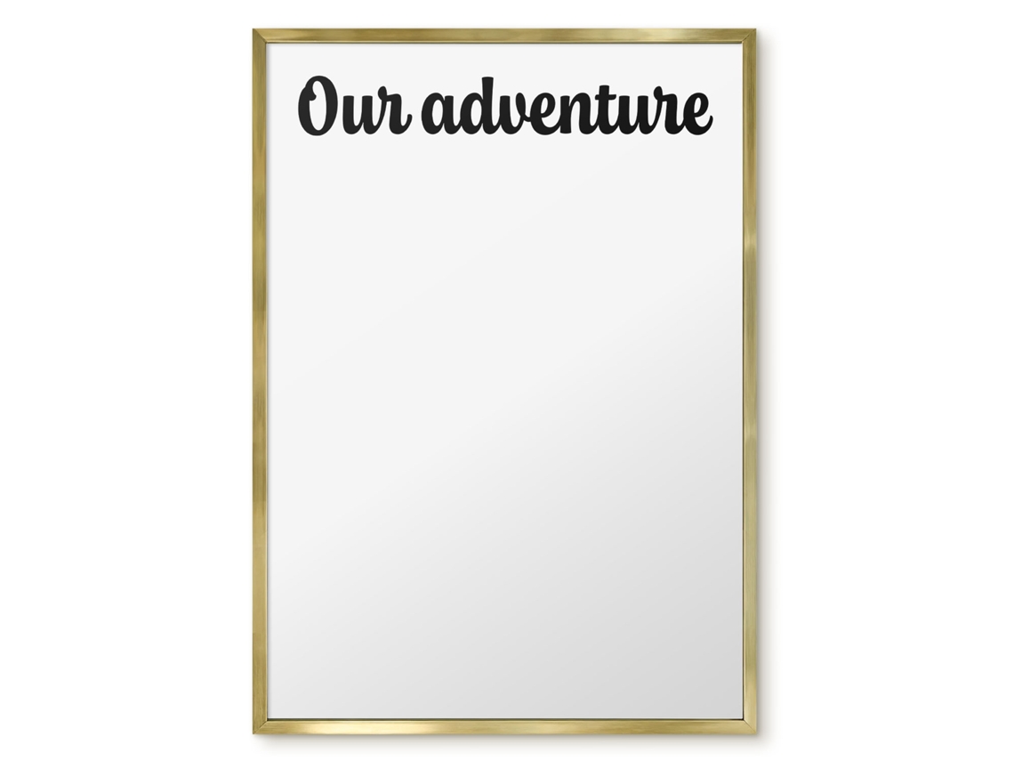 Magnetic Glass Board Our Adventure For The Hall Espelharte (50x70 Cm)
