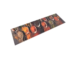 Conjunto 1 Tapete De Cozinha Vidaxl Multicolor Poliamida (150 X 45 X 0.5 Cm)
