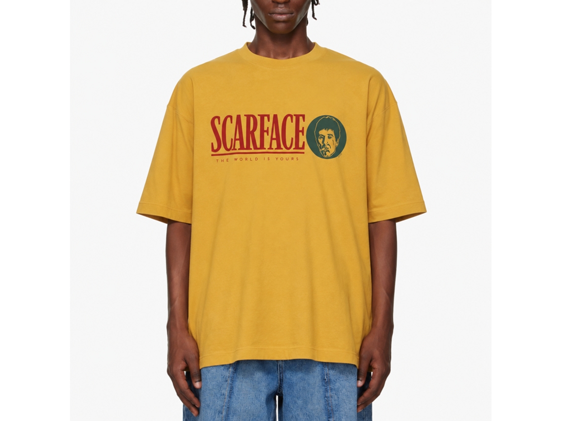 Rockinstone Scarface Movie Scarchest Solid Ginger Adult T-shirt Size:xl