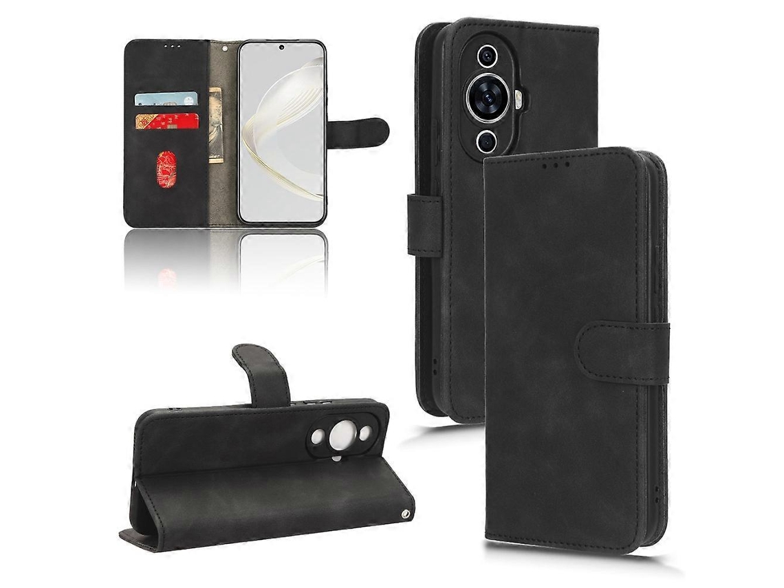 Capa De Couro Com Flip Magnético Skin Feel Para Huawei Nova 11