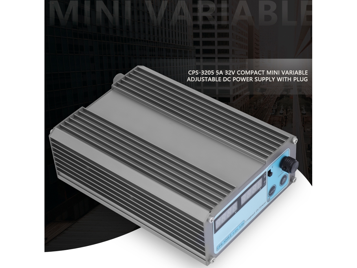 Fonte De Alimentação Dc Mini Variável Ajustável Com Plug
