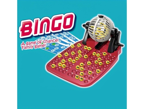 Bingo! Jogo De Bingo Com Máquina De Lotarias, Jogo Da Sorte Com Manivela Fingerpp1