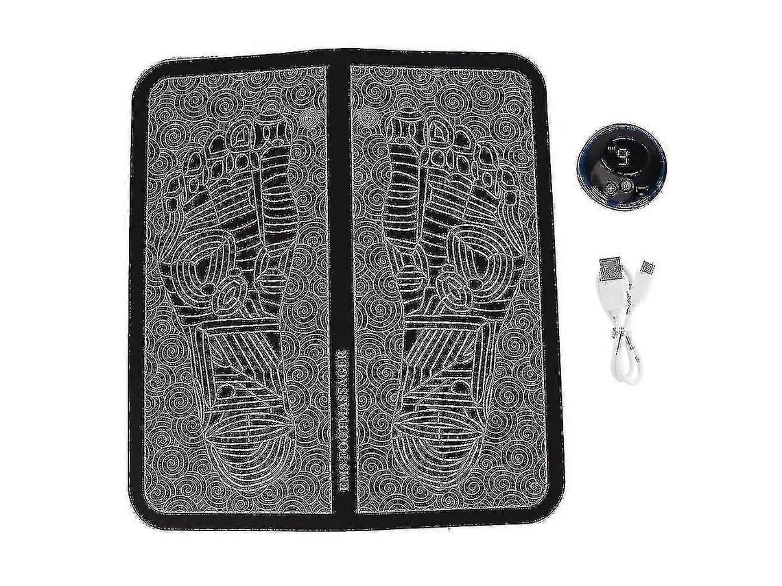 Massageador De Pés Elétrico Ems, Almofada De Massagem Para Os Pés, Estimulador Muscular Dos Pés, Tapete Massageador