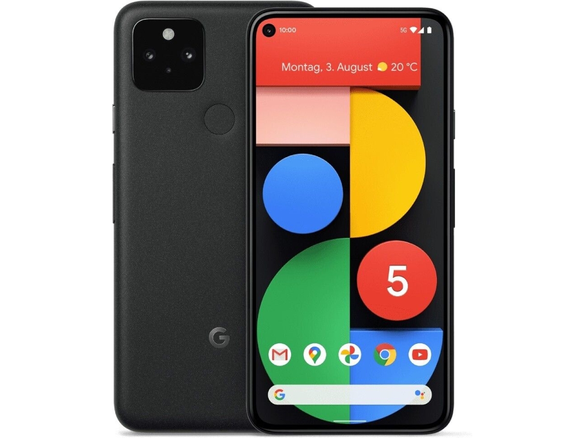 GOOGLE Pixel 5 GOOGLE 128 Go Negro (Recondicionado Marcas Mínimas)