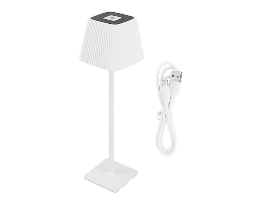 Luminária de Mesa Recarregável de Metal com Bateria de 2000mah CHABERLU