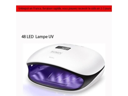 Lâmpada Uv Led Profissional De 48w Para Unhas Com Secagem Rápida
