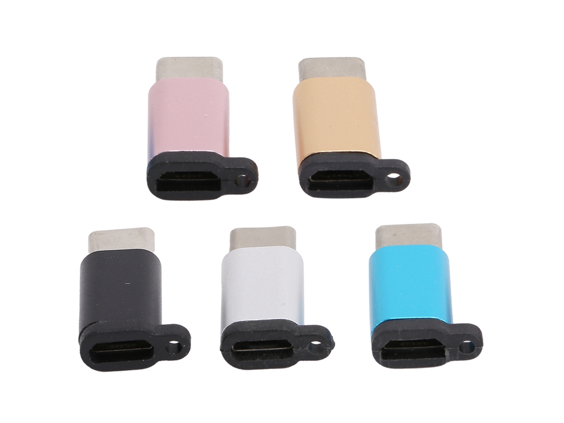 Adaptador Type C Micro Usb Para Carregamento E Transferência De Dados - Multiuso, Portátil, Compatível Com Android