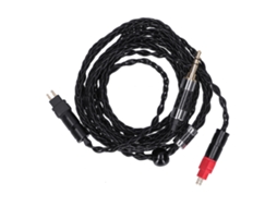 Cabo De Áudio Plated De Prata Occ 8 Núcleos Com Agulha Dupla Para Sennheiser Hd600 Hd580 3.5mm Estéreo
