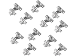 Conjunto De 10 Dobradiças Hidráulicas Aço Inoxidável Para Portas