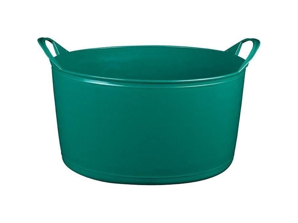 Cesto Multiuso Flexível 15 L Verde ALUMÍNIO ET PLASTIQUE