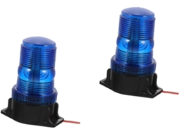 Iplusmile Luz De Advertência Estroboscópica Led 2 Peças Para Veículos, Luz De Advertência Perigo Prática Para Pc, Flash