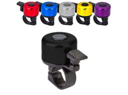 Campainha para Bicicleta, Som Alto, Preto AQUAFORGE