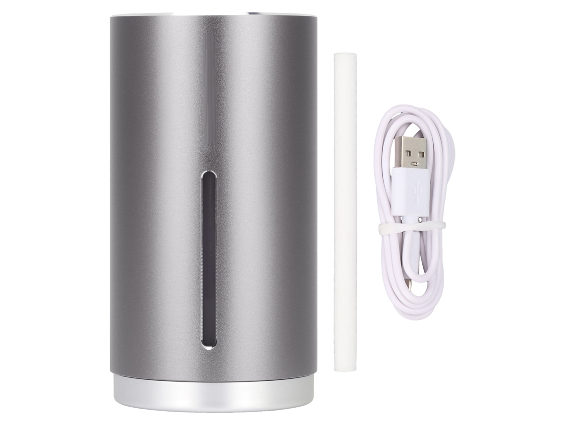 Dispenser Automático de Sabão Líquido e Álcool, Sem Contato, Cinza