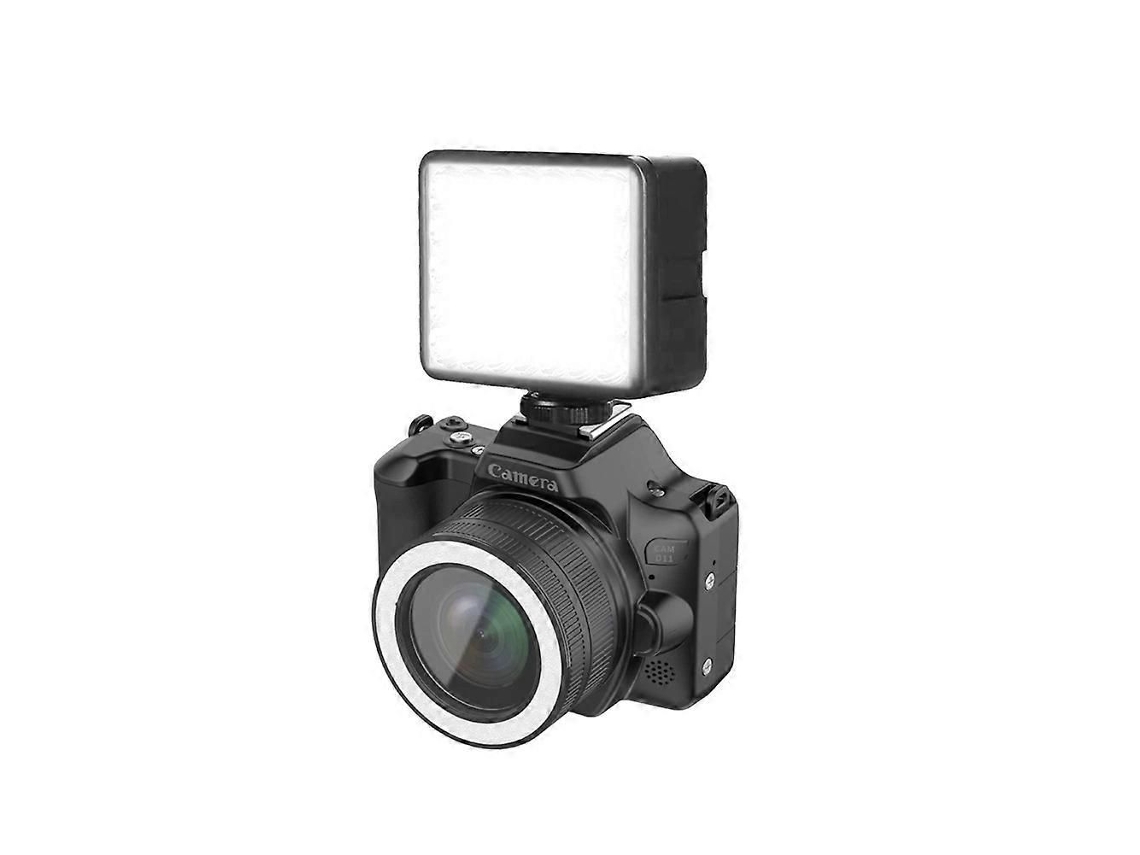 Câmera Dslr De 48 Mp Para Gravação De Vídeo Mini Câmera Digital Preta