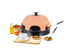 Emerio Po-115984 Aparelho e Forno de Pizza 6 Pizzas 1200 W Preto Laranja